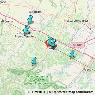 Mappa Via Tampieri, 40026 Imola BO, Italia (5.96818)