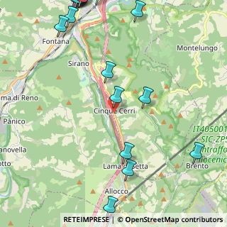Mappa SP 325, 40037 Sasso Marconi BO, Italia (3.4555)