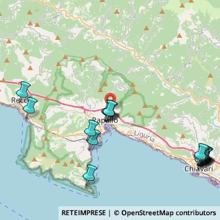 Mappa Via Betti Fratelli, 16035 Rapallo GE, Italia (6.187)