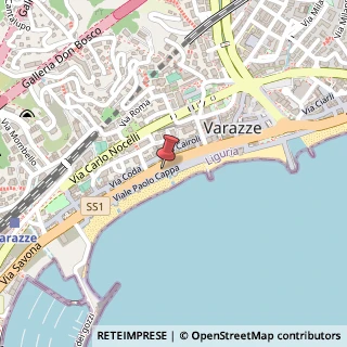 Mappa Corso Cristoforo Colombo, 21, 17019 Varazze, Savona (Liguria)