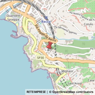 Mappa Via privata bastia 11, 16036 Recco, Genova (Liguria)