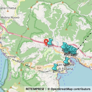 Mappa Via Privata Cassottana, 16035 Rapallo GE, Italia (2.12545)