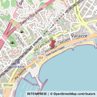 Mappa Corso Colombo, 78, 16016 Varazze, Savona (Liguria)