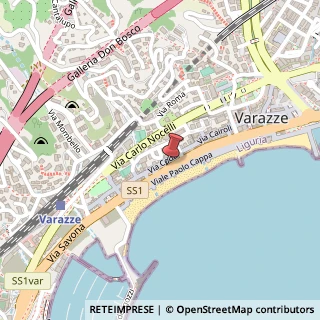 Mappa Corso Cristoforo Colombo, 86, 17019 Varazze, Savona (Liguria)