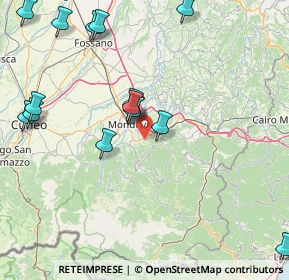 Mappa Via delle Chiarole, 12080 Vicoforte CN, Italia (19.48933)
