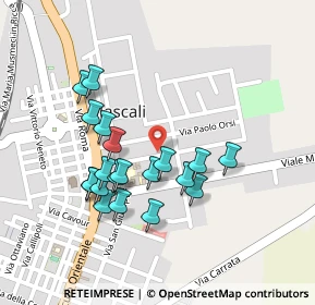 Mappa Via Federico de Roberto, 95016 Mascali CT, Italia (0.236)