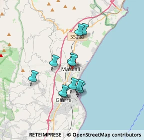 Mappa Via Federico de Roberto, 95016 Mascali CT, Italia (3.02818)