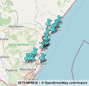 Mappa Via Federico de Roberto, 95016 Mascali CT, Italia (10.528)