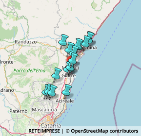 Mappa Via Federico de Roberto, 95016 Mascali CT, Italia (10.03353)