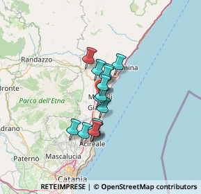 Mappa Via Federico de Roberto, 95016 Mascali CT, Italia (9.49357)