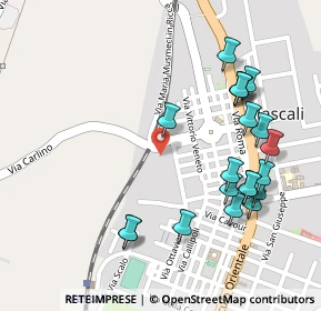 Mappa Via Guglielmo Marconi, 95016 Mascali CT, Italia (0.3125)