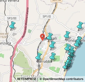 Mappa Via Guglielmo Marconi, 95016 Mascali CT, Italia (1.5405)