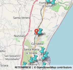 Mappa Via Guglielmo Marconi, 95016 Mascali CT, Italia (3.02727)