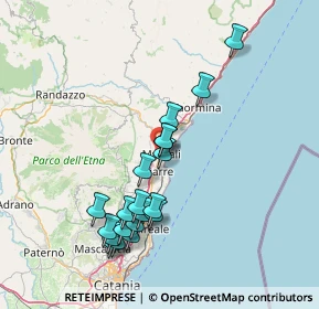 Mappa Via Guglielmo Marconi, 95016 Mascali CT, Italia (16.433)
