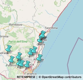 Mappa Via Guglielmo Marconi, 95016 Mascali CT, Italia (20.2325)