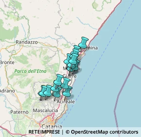 Mappa Via Guglielmo Marconi, 95016 Mascali CT, Italia (10.04)