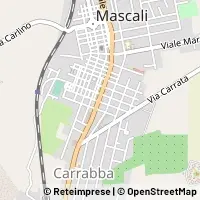 Karte Mascali