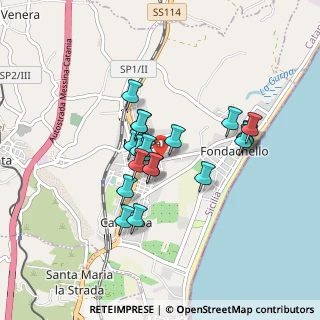 Mappa Via Michele Gangemi, 95016 Mascali CT, Italia (0.7545)