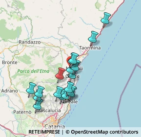 Mappa Strada Provinciale Riposto Mascali, 95016 Mascali CT, Italia (14.92056)