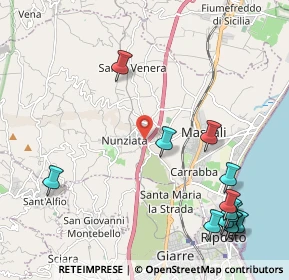 Mappa Strada Provinciale Riposto Mascali, 95016 Mascali CT, Italia (3.14923)