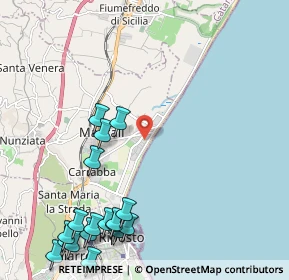 Mappa Via Traversa VI, 95016 Mascali CT, Italia (3.23333)