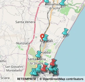 Mappa Via Musumeci, 95016 Mascali CT, Italia (3.28)