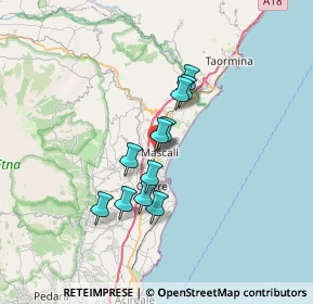 Mappa Via Musumeci, 95016 Mascali CT, Italia (5.60364)