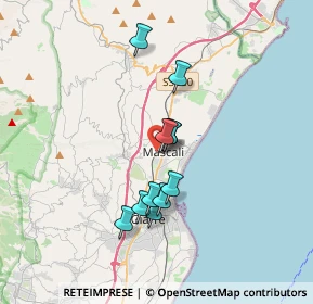 Mappa Via Musumeci, 95016 Mascali CT, Italia (3.10273)