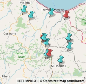 Mappa Via Friddi, 90025 Lercara Friddi PA, Italia (16.20231)