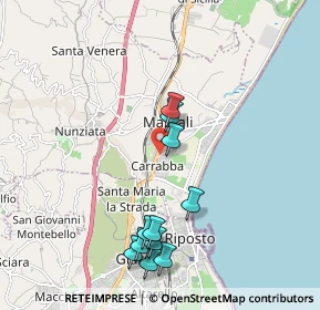 Mappa SS114, 95016 Mascali CT, Italia (2.25182)