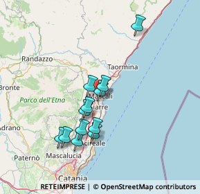 Mappa Via S. Leonardo, 95016 Mascali CT, Italia (13.9175)