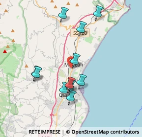 Mappa Via Ottaviano, 95016 Mascali CT, Italia (3.96818)