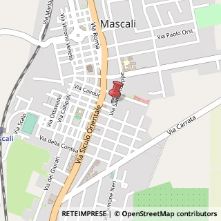 Mappa Via San Giuseppe, 150, 95016 Mascali, Catania (Sicilia)