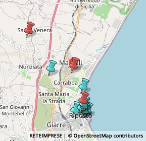 Mappa Via Carrata III Traversa, 95016 Mascali CT, Italia (2.3525)