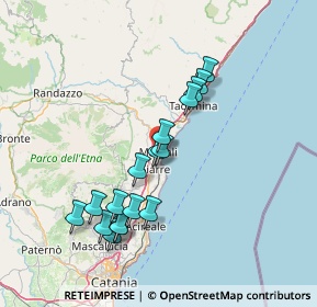 Mappa Via Carrata III Traversa, 95016 Mascali CT, Italia (15.47)