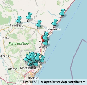 Mappa Via della Contea, 95016 Mascali CT, Italia (17.2325)