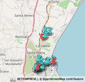 Mappa Via della Contea, 95016 Mascali CT, Italia (2.668)