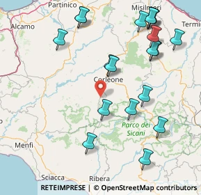 Mappa Via Alessandro Manzoni, 90030 Campofiorito PA, Italia (21.34895)