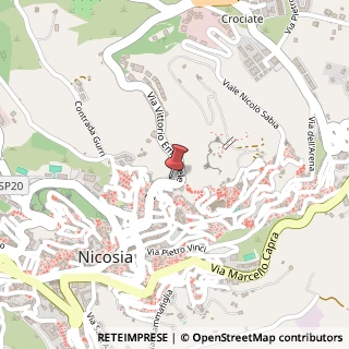 Mappa Via Vittorio Emanuele, 49, 94014 Nicosia, Enna (Sicilia)