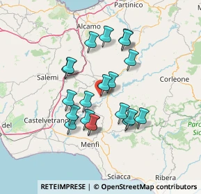 Mappa Via Trentino, 91020 Salaparuta TP, Italia (13.28)