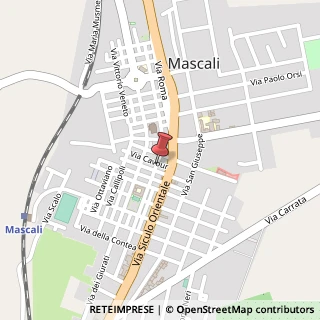 Mappa Via Umberto, 95016 Mascali CT, Italia, 95016 Mascali, Catania (Sicilia)