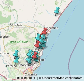 Mappa Via Giuseppe Mazzini, 95016 Mascali CT, Italia (14.72)