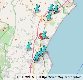 Mappa Via Giuseppe Mazzini, 95016 Mascali CT, Italia (4.41909)