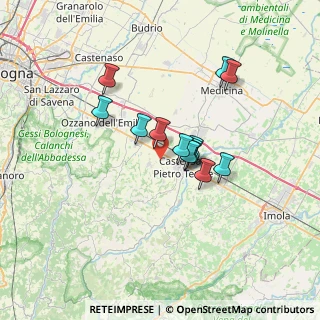 Mappa Via Fornacetta, 40024 Castel San Pietro Terme BO, Italia (5.28385)