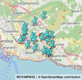 Mappa 16132 Genova GE, Italia (1.367)