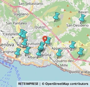 Mappa 16132 Genova GE, Italia (1.975)