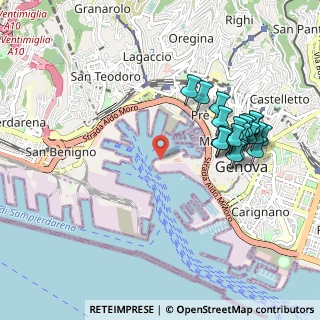 Mappa Magazzini del Cotone, 16128 Genova GE, Italia (1.0115)