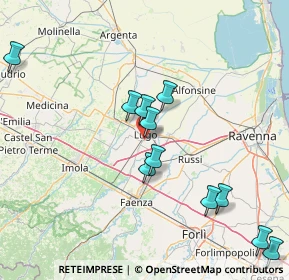 Mappa Via G. Massarenti, 48022 Lugo RA, Italia (16.84364)