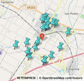 Mappa Via Giuseppe Massarenti, 48022 Lugo RA, Italia (1.701)