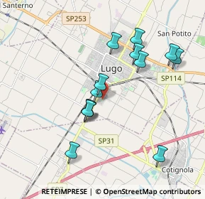 Mappa Via G. Massarenti, 48022 Lugo RA, Italia (1.78385)